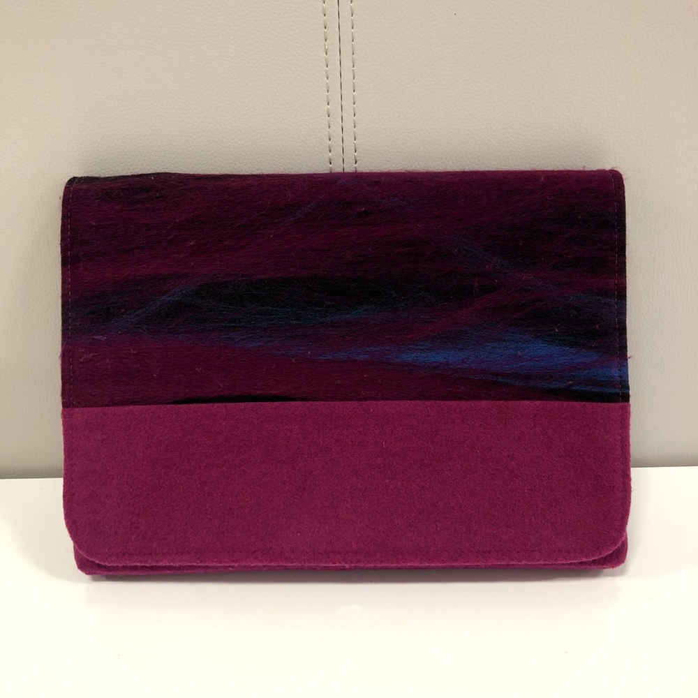 Multi Color felt clutch